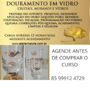 Curso de Douramento em Vidro