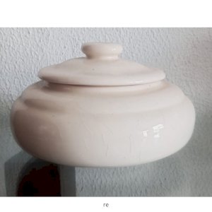 Potiche de Porcelana Branca