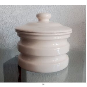 Potiche de Porcelana Branca