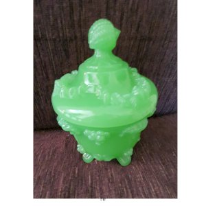 Compoteira Bomboniere de opalina