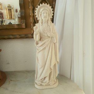 Doação Igreja São paaulo VI - Teresina - Sagrado Coração em resina com pó de pedra