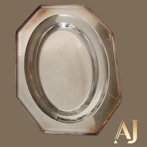 Travessa banho de  prata