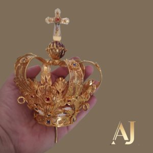 Coroa para Imagem  Sacra - 5 cm de diametro 