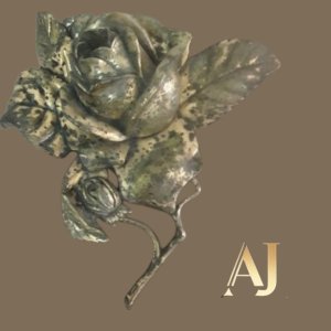 Grande Rosa de bronze 