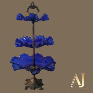 Fruteira com altura de 40cm. 