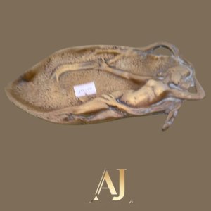 Mini Bandeja ou cinzeiro Enfeite mulher; 