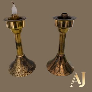 Par de castiçal  20 cm 