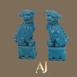 Par de Cão de fó 14,5 cm 