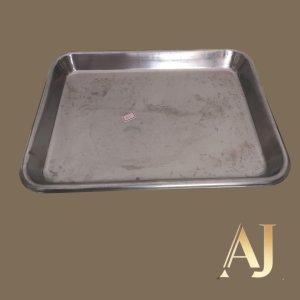 Travessa inox (30 x 42 x 4,5 altura) 