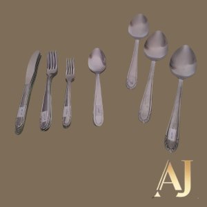 Conjunto com 75 unidades de talheres Meridional