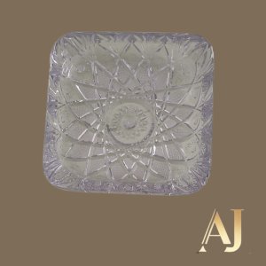 Cinzeiro de cristal: -Quadrado (20 x 20cm) 