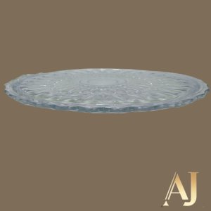 Prato para bolo cristal 