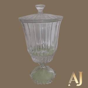 Bomboniere cristal (15 cm diâmetro x 29,5cm altura) 
