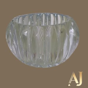 Bowl cristal com titânio (diâmetro 20cm x 13cm altura)