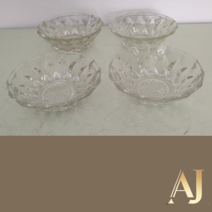Conjunto 4 bowls de vidro 