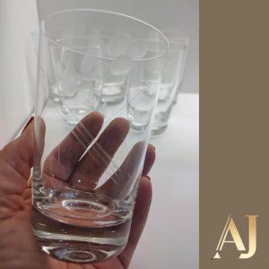 24 copos de cristal fino 