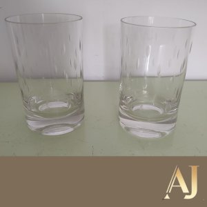 35 copos de cristal fino 