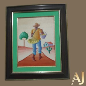Obra de Felix Medidas tela: 40 x 30