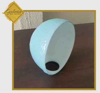 Cupula de luminaria cor azul