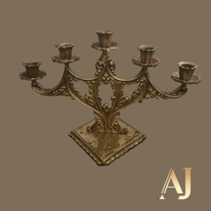 Castiçaç de bronze 5 velas