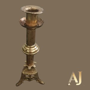 Castiçal um vela - latão