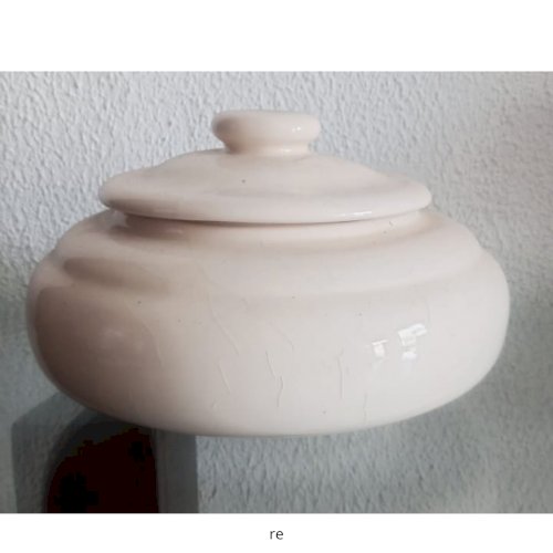 Potiche de Porcelana Branca