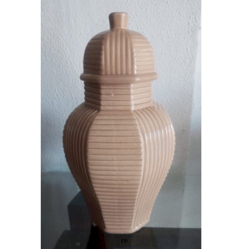 Potiche de Porcelana branca marfim