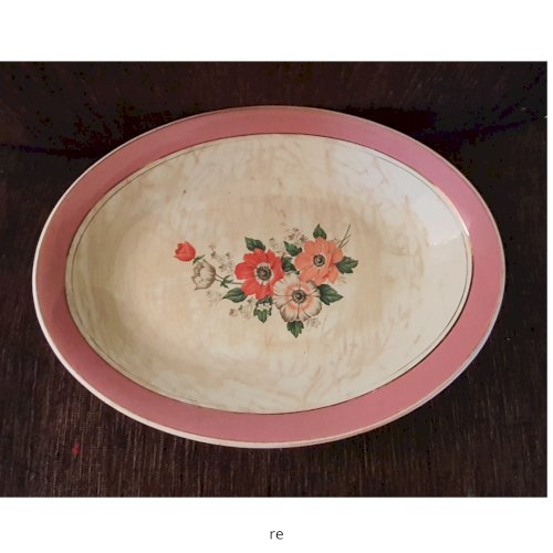 Par de Pratos de Servir (travessa) de porcelana Ref 030