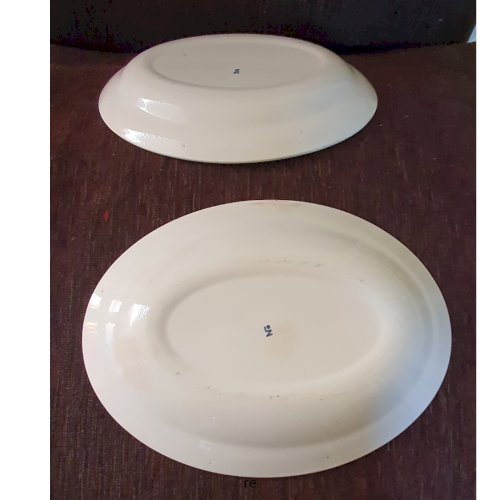 Par de Pratos de Servir (travessa) de porcelana Ref 030