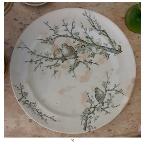 Prato inglês de porcelana Ref 030