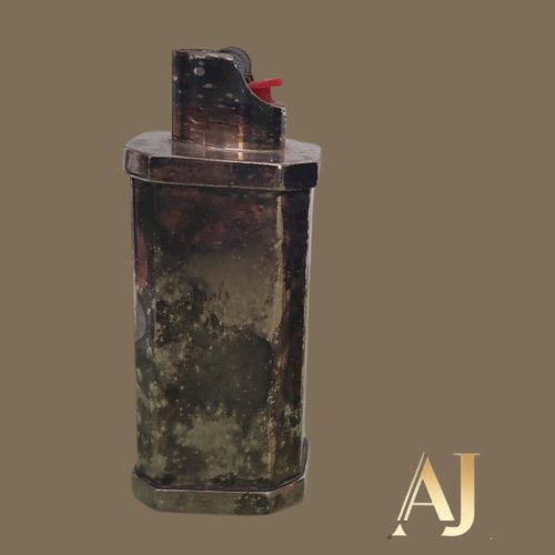 Porta isqueiro prata 