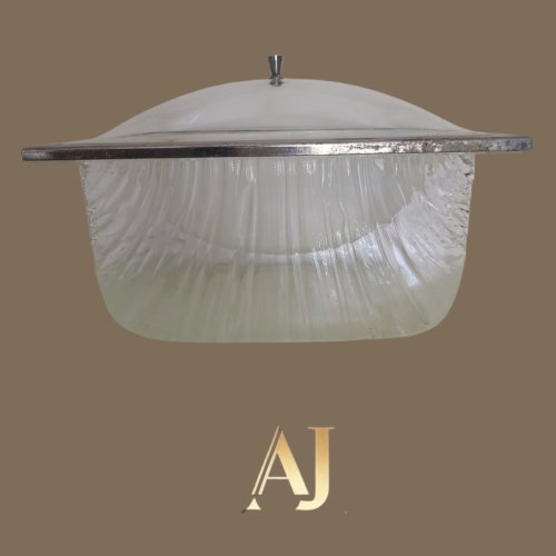 Porta sorvete acrílico  com metal - tem espaço para gelo