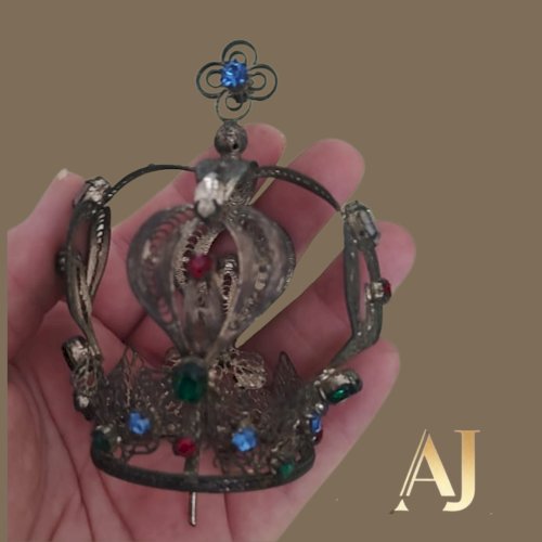 Coroa para Imagem Sacra 4,3 cm de diâmetro
