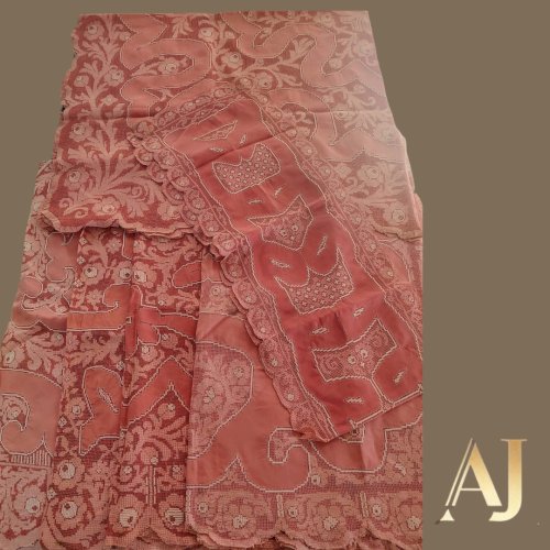 Conjunto com 5 peças  Labirinto (4 toalhas e 1 caminho de mesa