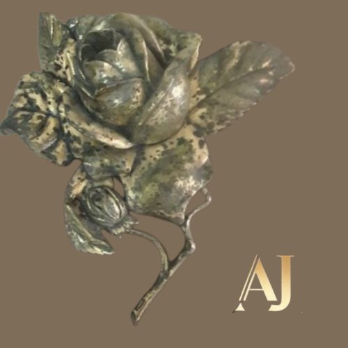 Grande Rosa de bronze 