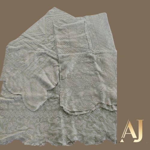 toalha de labirinto na cor verde claro (2,00 x 1,40) 