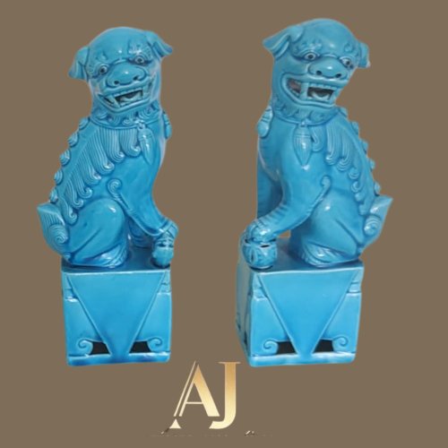 Par de Cão de Fó 20 cm 