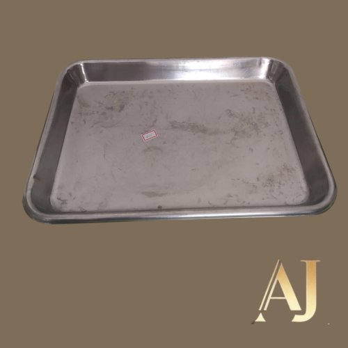 Travessa inox (30 x 42 x 4,5 altura) 