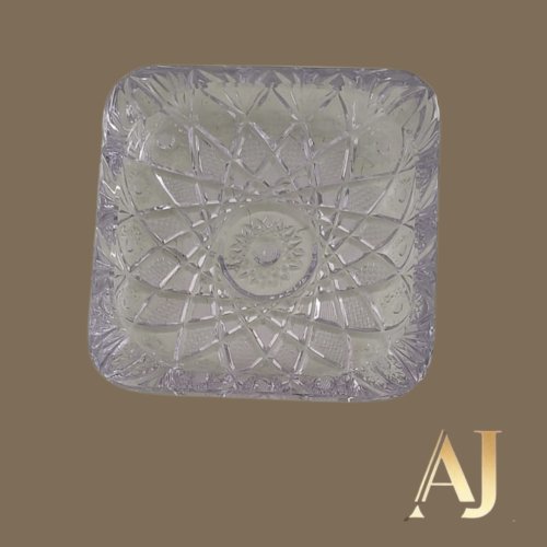 Cinzeiro de cristal: -Quadrado (20 x 20cm) 