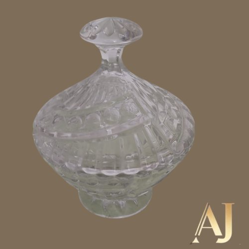 Bomboniere cristal pequena (14cm diâmetro x 17,5cm altura) 