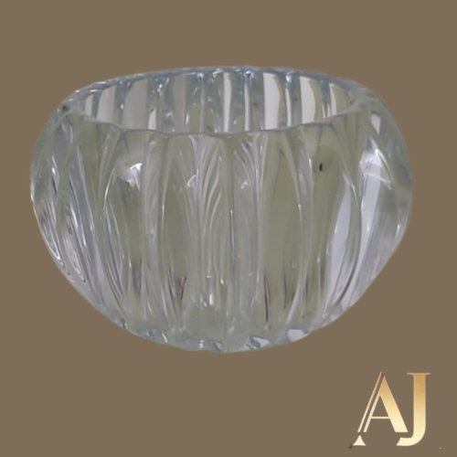 Bowl cristal com titânio (diâmetro 20cm x 13cm altura)