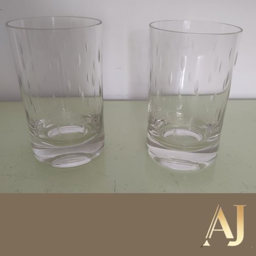 35 copos de cristal fino 