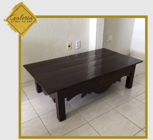Mesa de Centro em madeira de lei maciça
