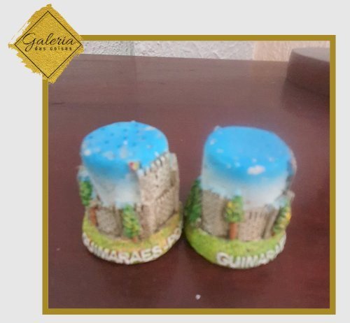 Miniatura souvenir pintado a mão - Guimarães Portugal